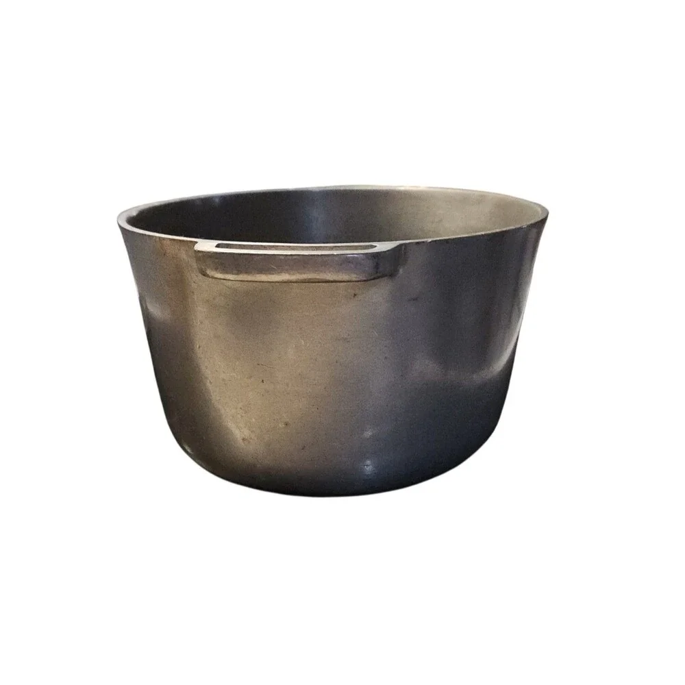 Vintage Super Maid Cookware Aluminum 5.5 qt Oval Roasting Pan Dutch Oven-No Lid